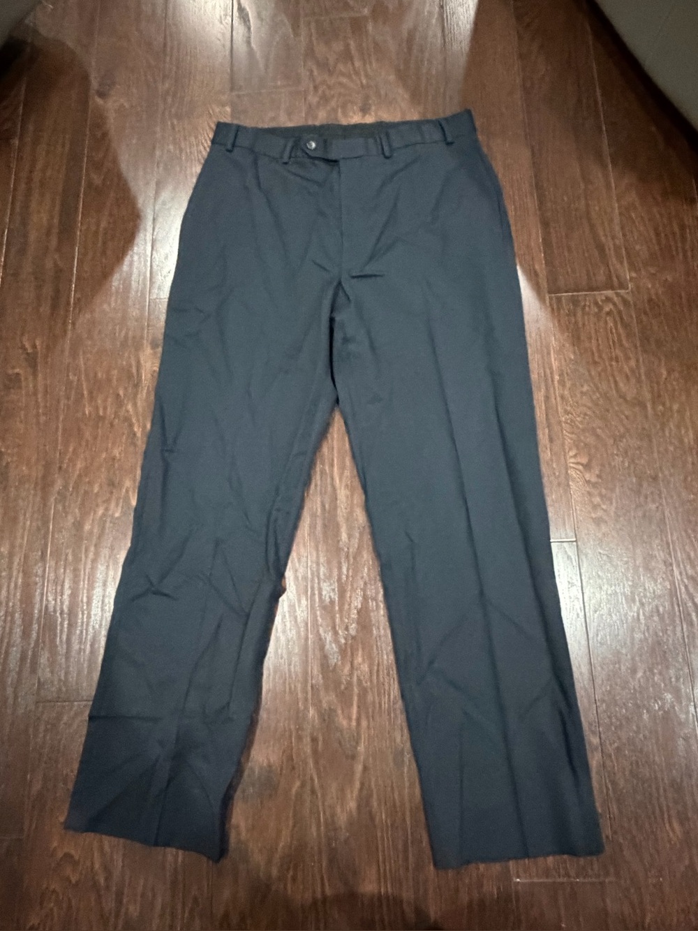 Brooks Brothers “346” Dress Pants Mens 36W 32L Black 100% Wool Classic